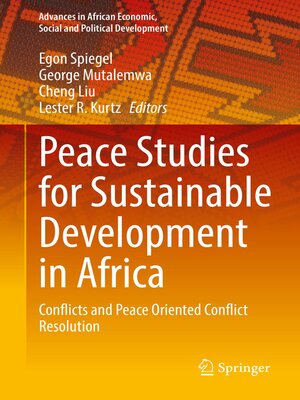cover image of Peace Studies for Sustainable Development in Africa